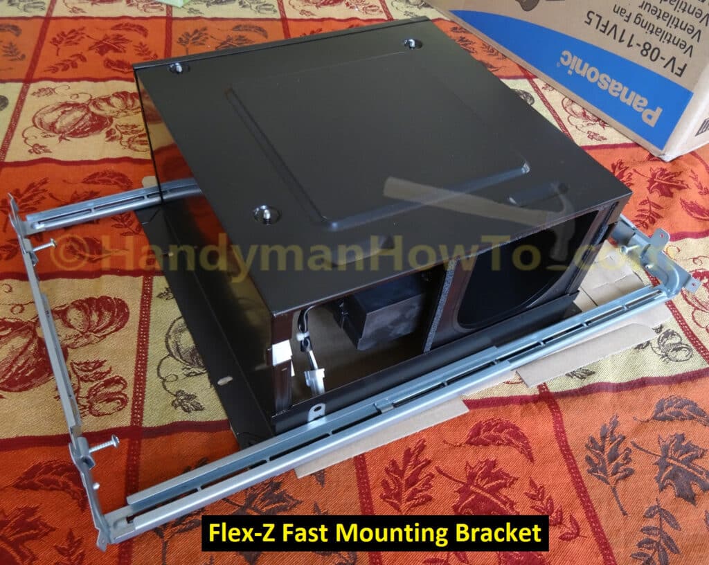 Panasonic WhisperFit EZ Fan FV-08-11VFL5 with Flex-Z Fast Mounting Bracket