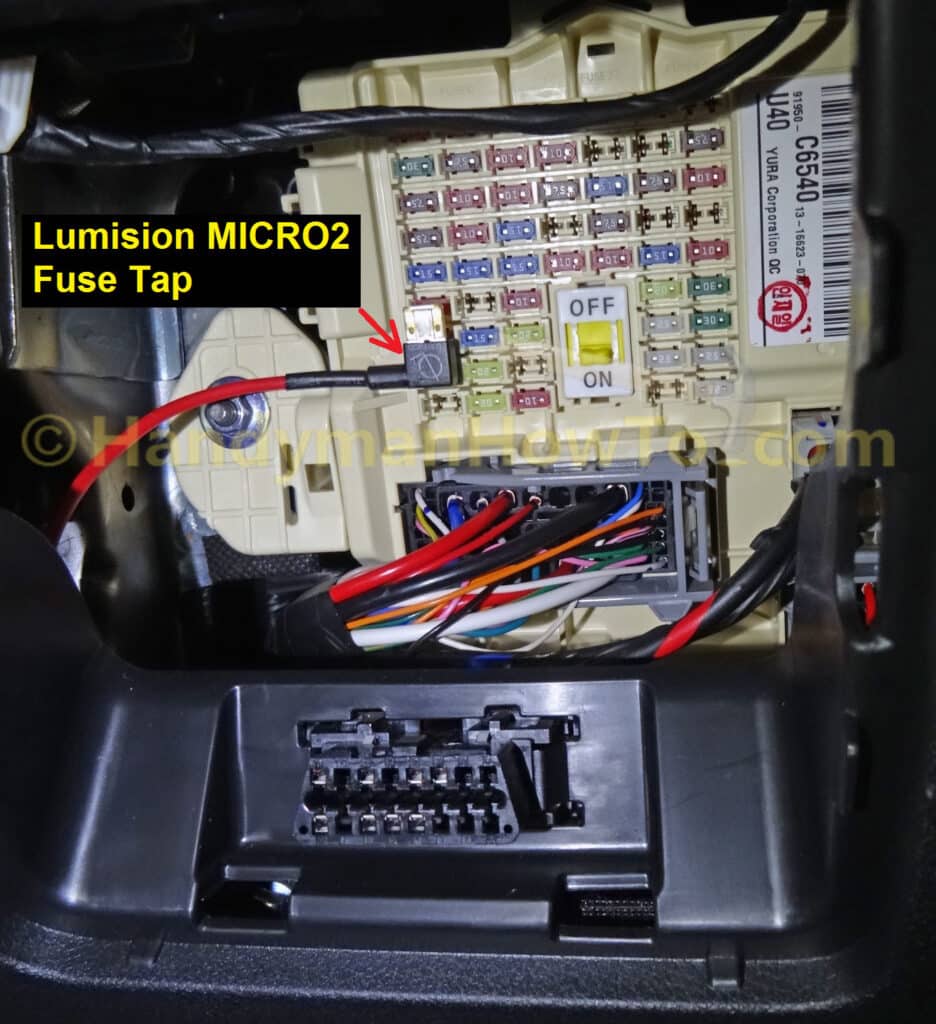 Lumision Add-A-Circuit MICRO2 Fuse Tap for Dash Camera 2017 Kia Sorento