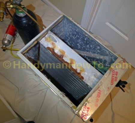 Central Air Conditioner Replacement - Old A-Frame Evaporator Coils