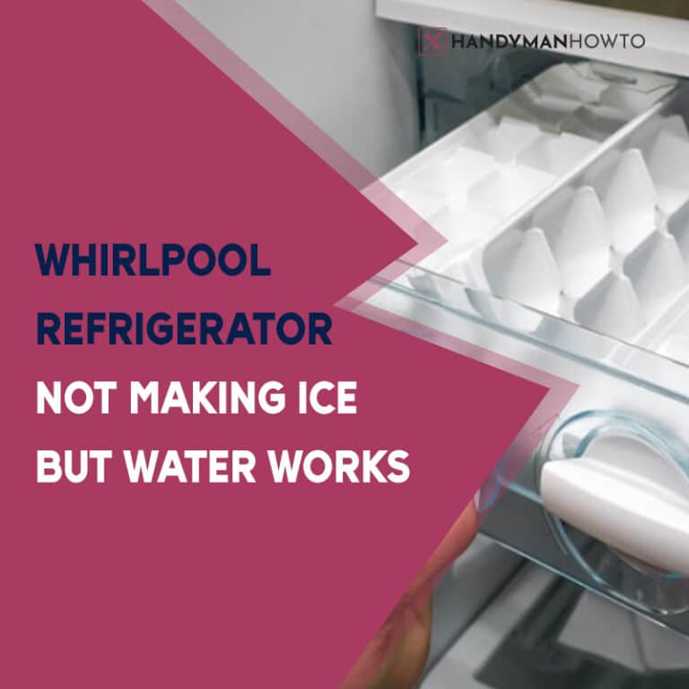 Whirlpool Refrigerator not making ice but water works